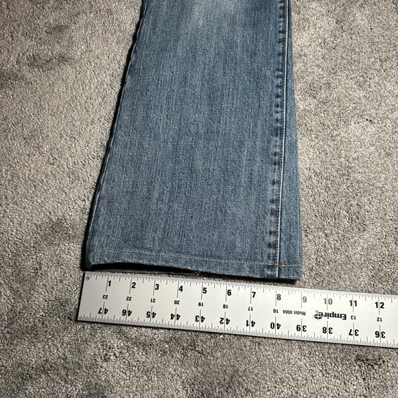 Miss Me Bootcut Jeans Women Size 28 (Fit 30x31.5) Blue Embroidered Low Rise Y2K - Picture 14 of 15